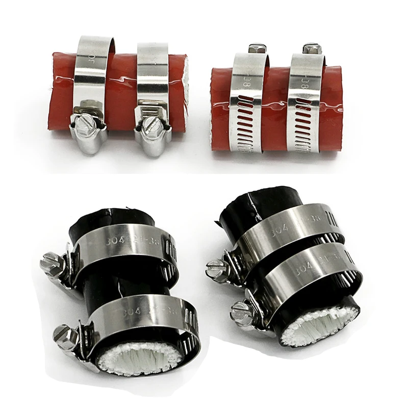 

High Temp Exhaust Couplings Clamps 1"ID For Kawasaki KX80 KX125 KX250 for Honda CR80 CR125 CR250 CR450 TRX250R Quads Dirt Bikes