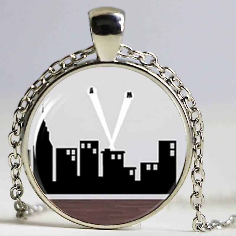Оптовая продажа Super Hero City Книги по искусству узор кулон Цепочки и ожерелья для Для