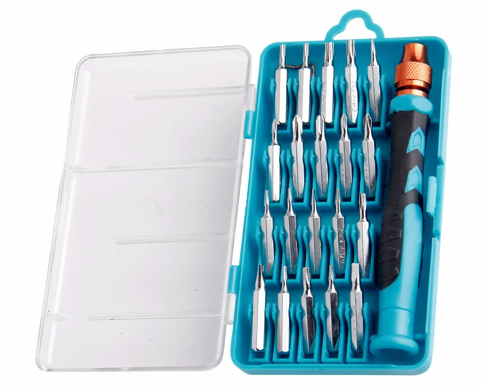 PENGGONG Mini Srewdriver Bit Set Magnetizer Demagnetizer Multifunction Screwdriver Kits for Cell Phone Laptop Tools