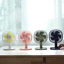 1 шт мини-вентилятор офисный стол Лето Электрический вентилятор охладитель вентиляторы с хранения Функция Портативный вентилятор USB Перезаряжаемые 3-Скорость регулируемый