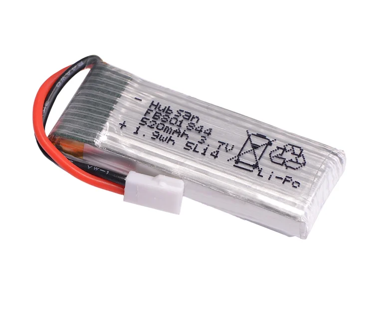 DXF Hubsan X4 H107P летательный аппарат батарея 3 7 V 520mah четырехосный самолет литиевая 09
