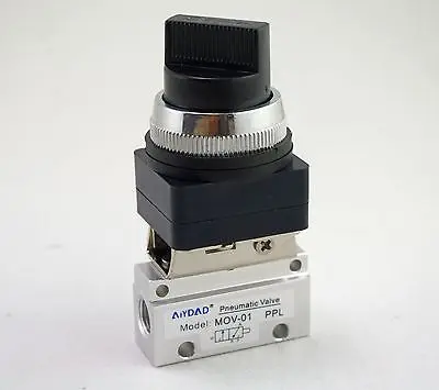 2 способа положения 1/8 &quotрезьба ручной поворотный переключатель Пневматический