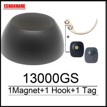 13000GS Гольф Универсальный магнитный деташер анти кражи магнитное устройство для снятия бирки безопасности 1 ключ деташер крюк для sistema eas