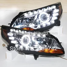 Хромированный дом для Malibu светодиодный Ангел EyesHead лампа с объективом проектора 2011-2013 год