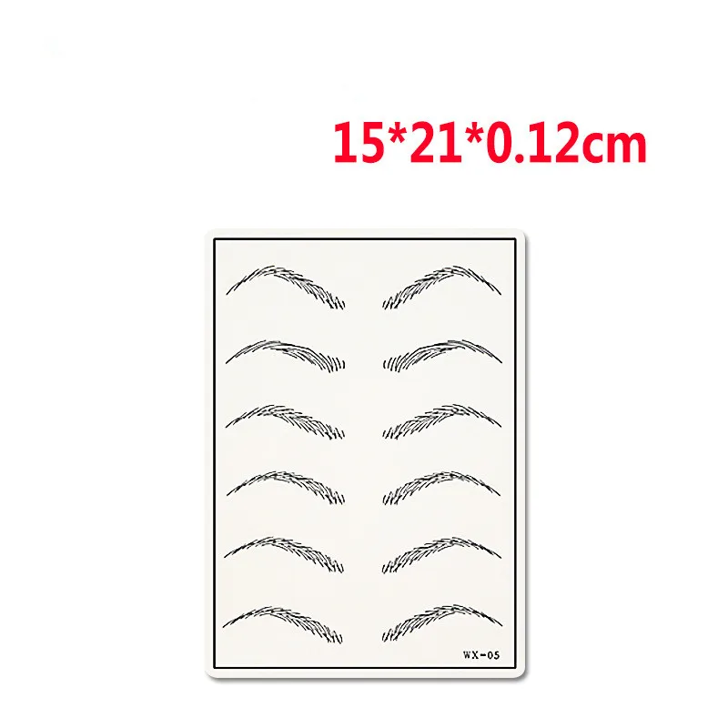 

Professional Permanent Makeup Eyebrow Tattoo Practice Skin Supply fake eyebrow tattoo practice skin for microblading Tools Acces