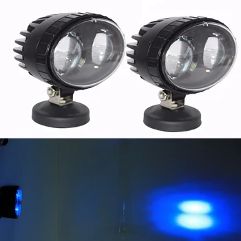 

2PCS 10W Blue LED Forklift Safety Light Spot Light Warehouse Safe Warning Light led work light