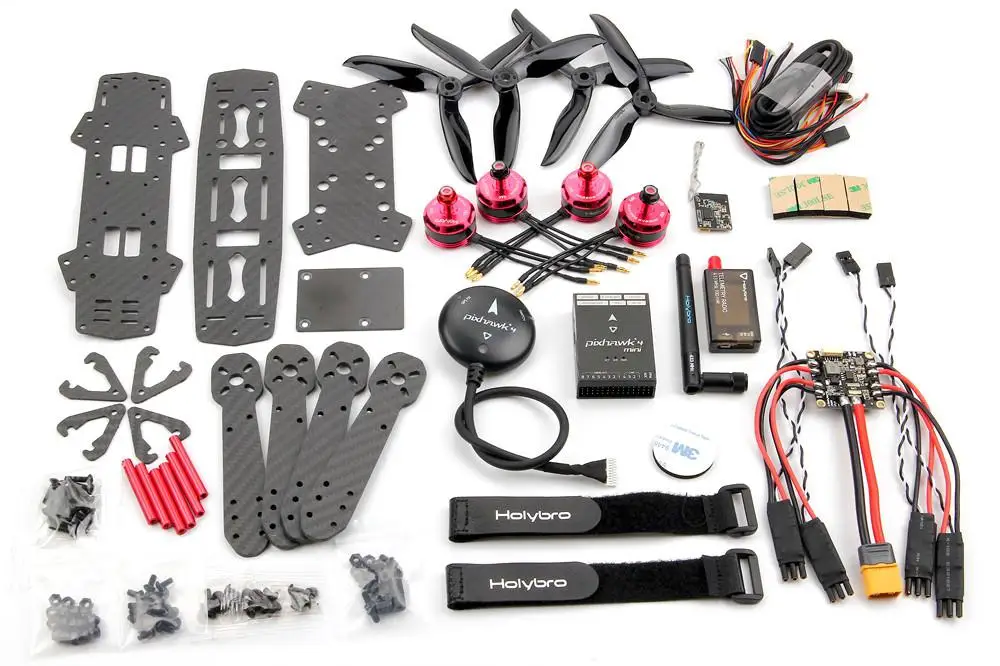 LeadingStar Holybro Pixhawk 4 Mini QAV250 Основной комплект RC Квадрокоптер Дрон W/ GPS DR2205 KV2300