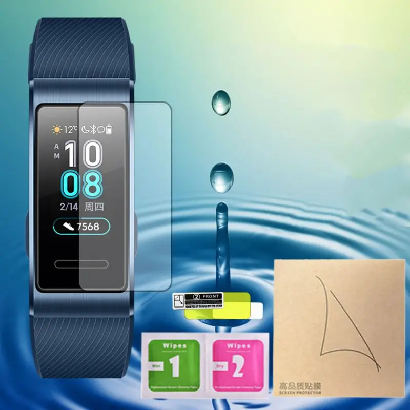 

2 Pcs Protective Film Screen Protector Explosion-proof High Definition Anti-shock for Huawei Band 3/Pro Smart Wristband