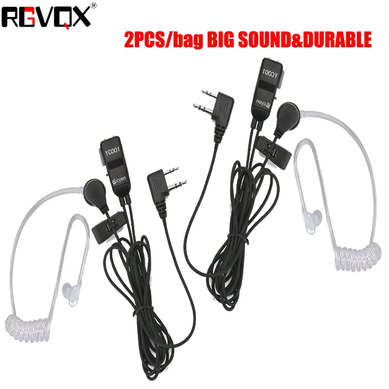 For Midland Walkie Talkie Earphone with PTT/VOX Two way Radio Earpiece Noise Canceling Transparent Security Headphones 2Pcs For Midland Walkie Talkie Earphone with PTT/VOX Two way Radio Earpiece Noise Canceling Transparent Security Headphones 2Pcs