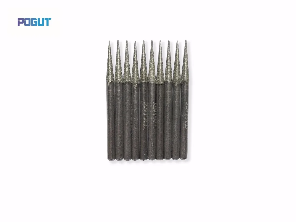 Алмазная коническая Шлифовальная головка DREMEL с хвостовиком 3 мм вращающееся