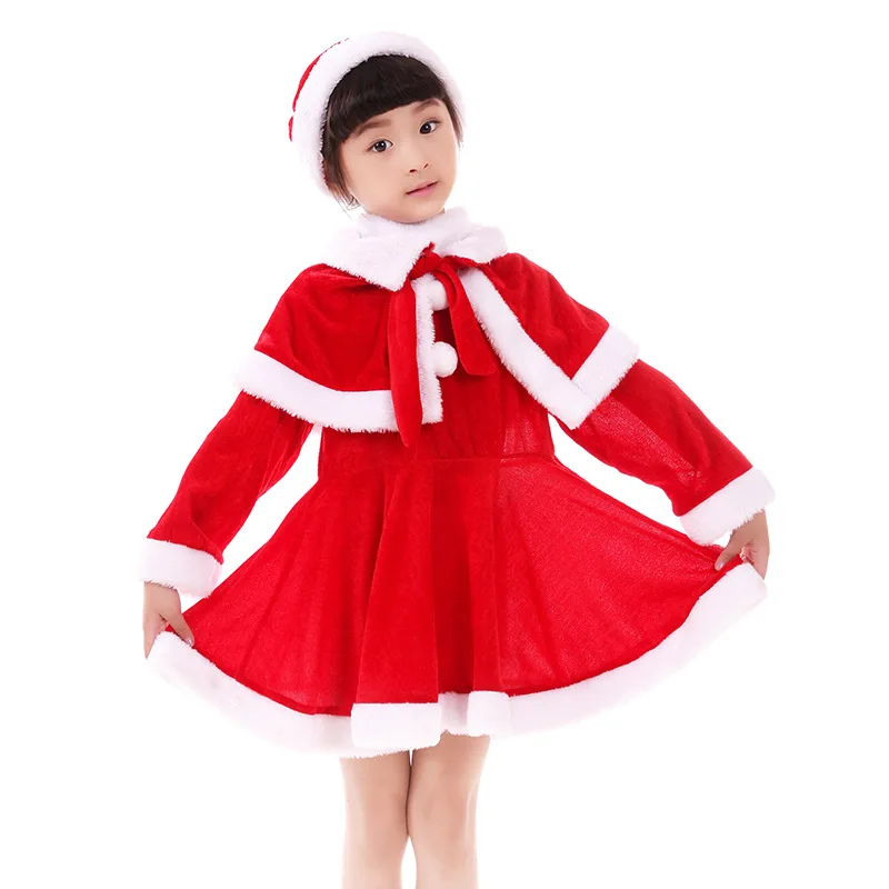 

Little girl Santa Claus Deluxe Christmas