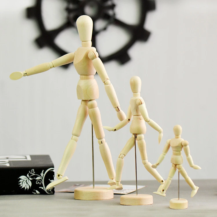 30 cm MANIKIN Manichino in legno