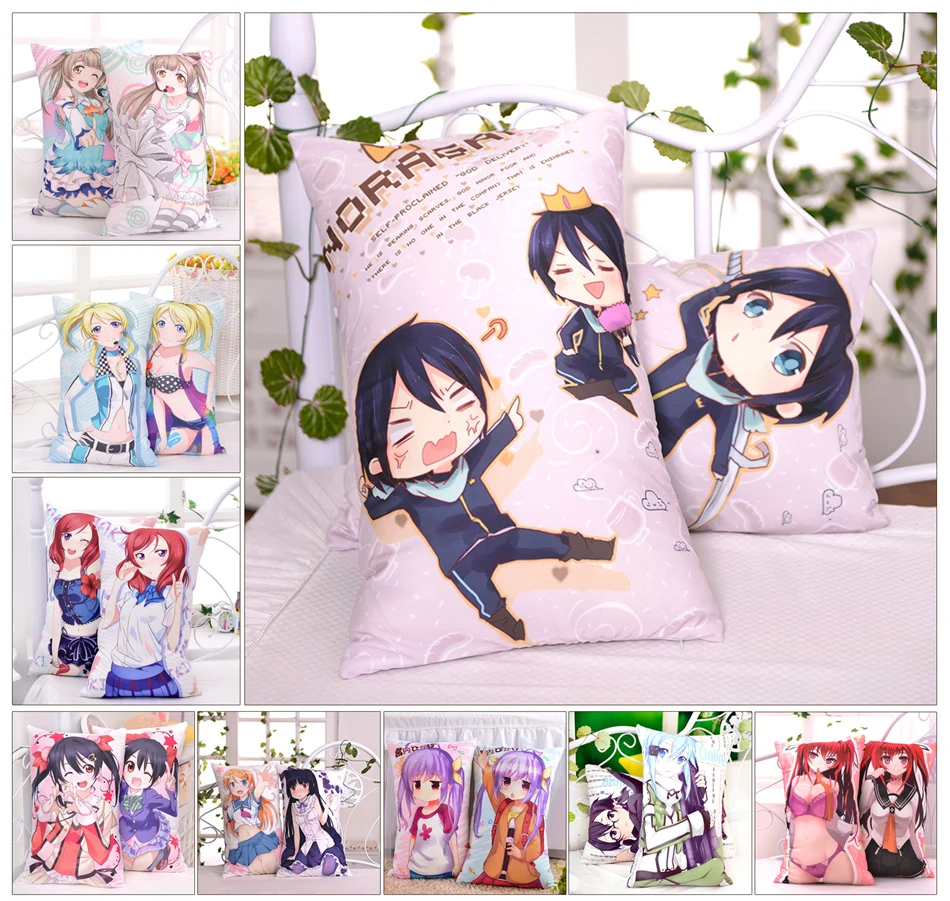 

Zone-3 Moeyu Anime 24PCS Japanese Otaku Hugging Body Pillow Case Pillow Cover Bedding Pillowcase Cushion 2WAY Fabric 35*55cm