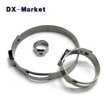 

54.3mm-75.5mm , 304 stainless steel single ear clamp clips , sus304 clamping band water pipe clip Hose clamp ,C014