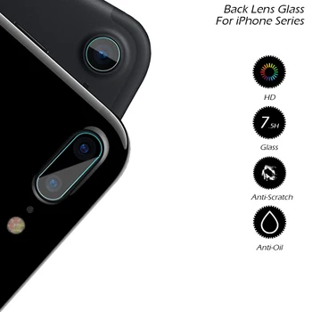 

100pcsFor Apple iPhone7 iPhone 7 Plus Rear Camera Tempered Glass Back Lens Anti-Scratch Circle Guard Case Film