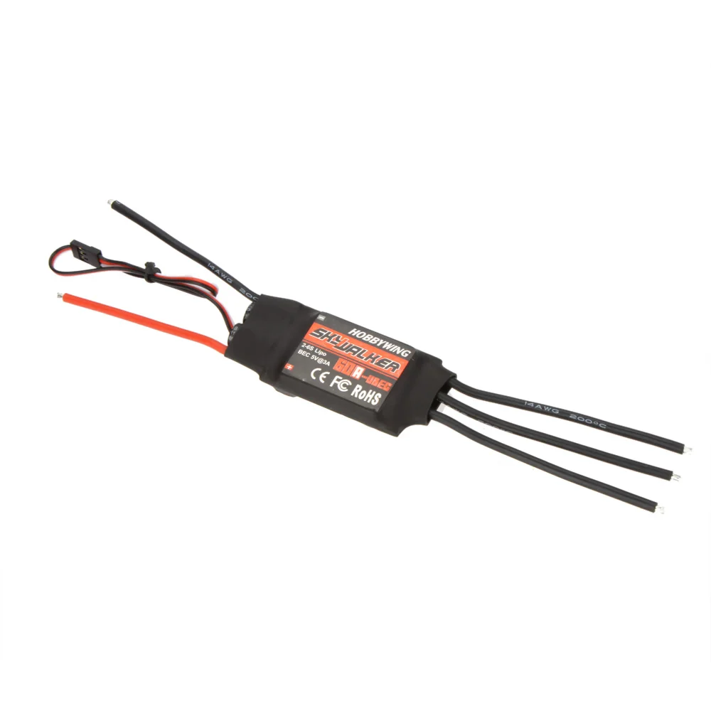 Hobbywing SkyWalker 60A бесщеточный ESC Регулятор скорости с UBEC для RC Trex 500