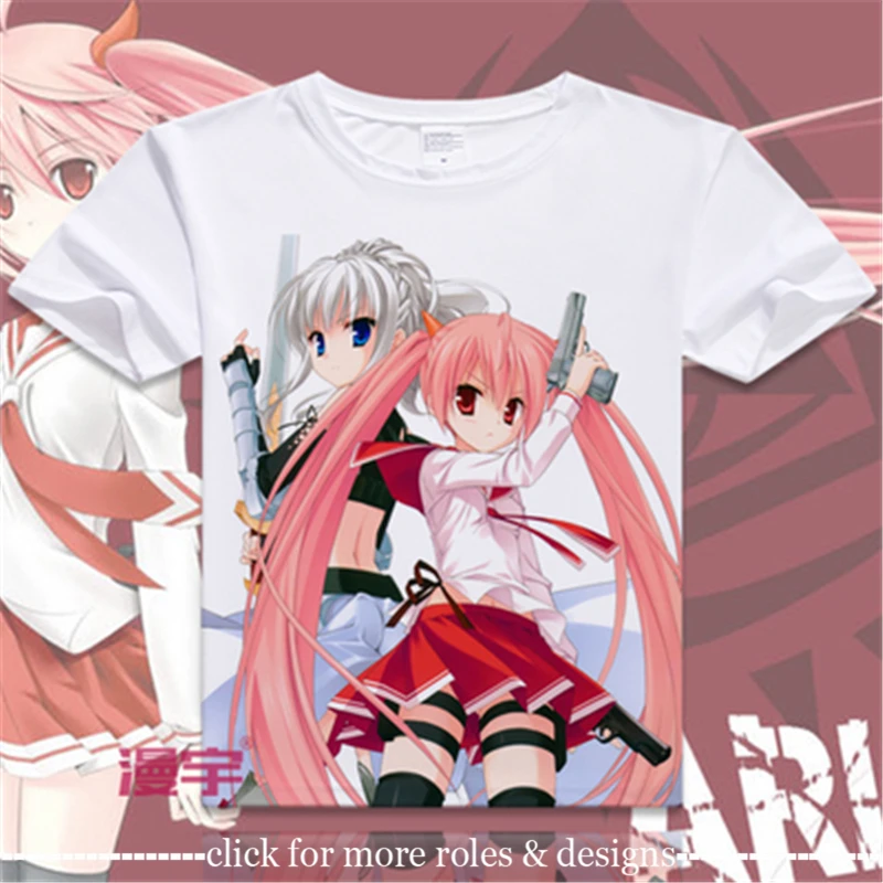 緋弾のアリアアリアホームズ神崎コスプレ衣装布ユニセックス半袖tシャツtシャツ Aliexpress Novelty Special Use