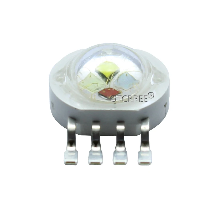 200PCS 45mil RGBW LED Diode 8pins High Power LED Chip 4W 4*3W 12W lamp Colorful DIY for Stage lighting beads