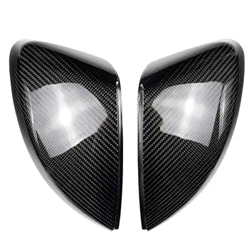 

1 Pair Side Mirror Covers For Cars For-Audi A3 S3 8V Rs3 Side Wing Mirror Covers Caps (Carbon) 2017 Replace 2013 2014 2015 20