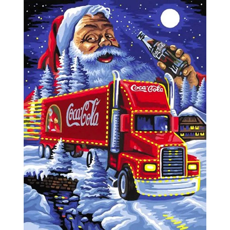 

Full Square/Round Drill 5D DIY Diamond Painting Cross Stitch " Cola car " 3D Diamond Embroidery Mosaic Rhinestone Decor Gift