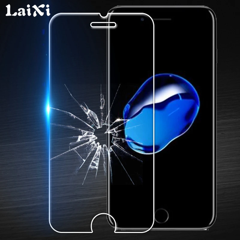 

Laixi for iPhone 7 6 Tempered Glass for iPhone 6 6s 5 s X XS max 8 plus Screen Protector for iPhone 7 Plus 8 x Glass Film