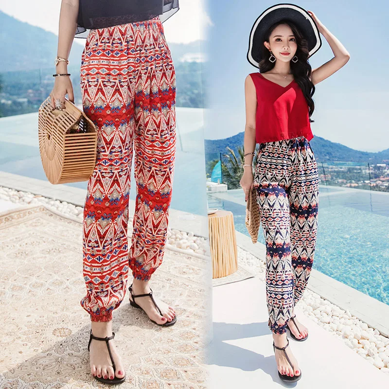 Women Pants High Waist Trousers Casual Loose Streetwear