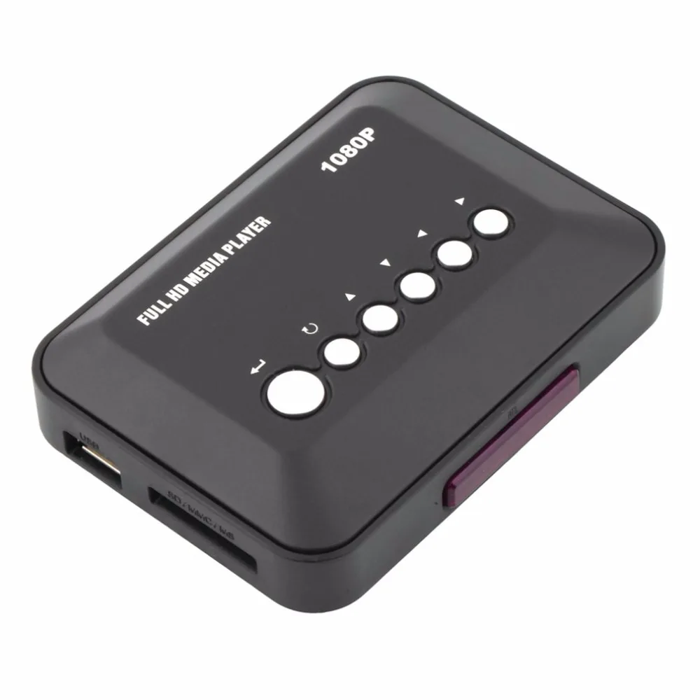 Kebidumei DC 5V 2A HD 1080P USB HDMI медиаплеер коробка SD/MMC TV видео SD MMC RMVB MP3 Multi с ИК пультом