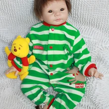 Силиконовые игрушки reborn baby doll для девочек, реалистичные игрушки для мальчиков и девочек, детские подарки на день рождения