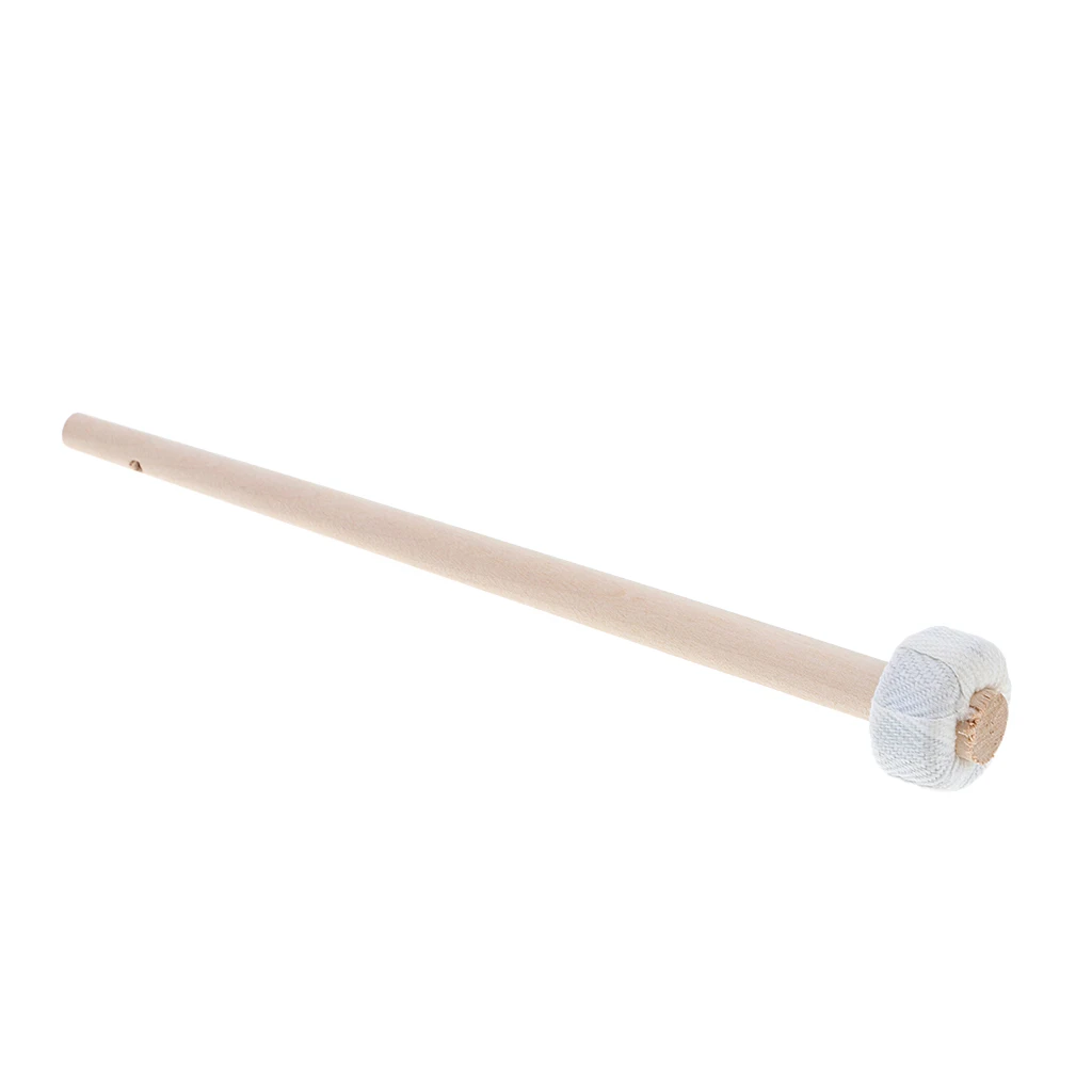 2 Pieces Small Wood Cymbal Gong Mallets Playing Beaters Hammers 25cm