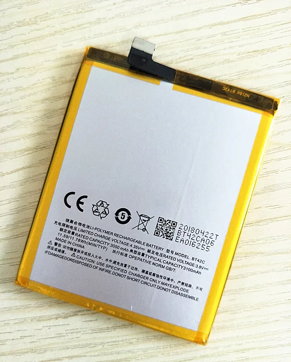AZK новый высококачественный 3100mAh BT42C Аккумулятор для Meizu M2 Note Meilan 2 Мобильный