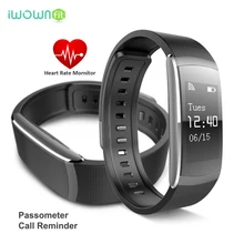 Iwown i6 pro Smart Браслет Heart Rate Спорт трекер inteligente смарт-браслет для Android IOS PK Xiaomi Группа 2 Водонепроницаемый IP67