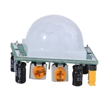 HC-SR501 Отрегулируйте пироэлектрический ИК PIR инфракрасный светоотражающий датчик движения тела модуль доска обнаружения человека для Arduino DIY