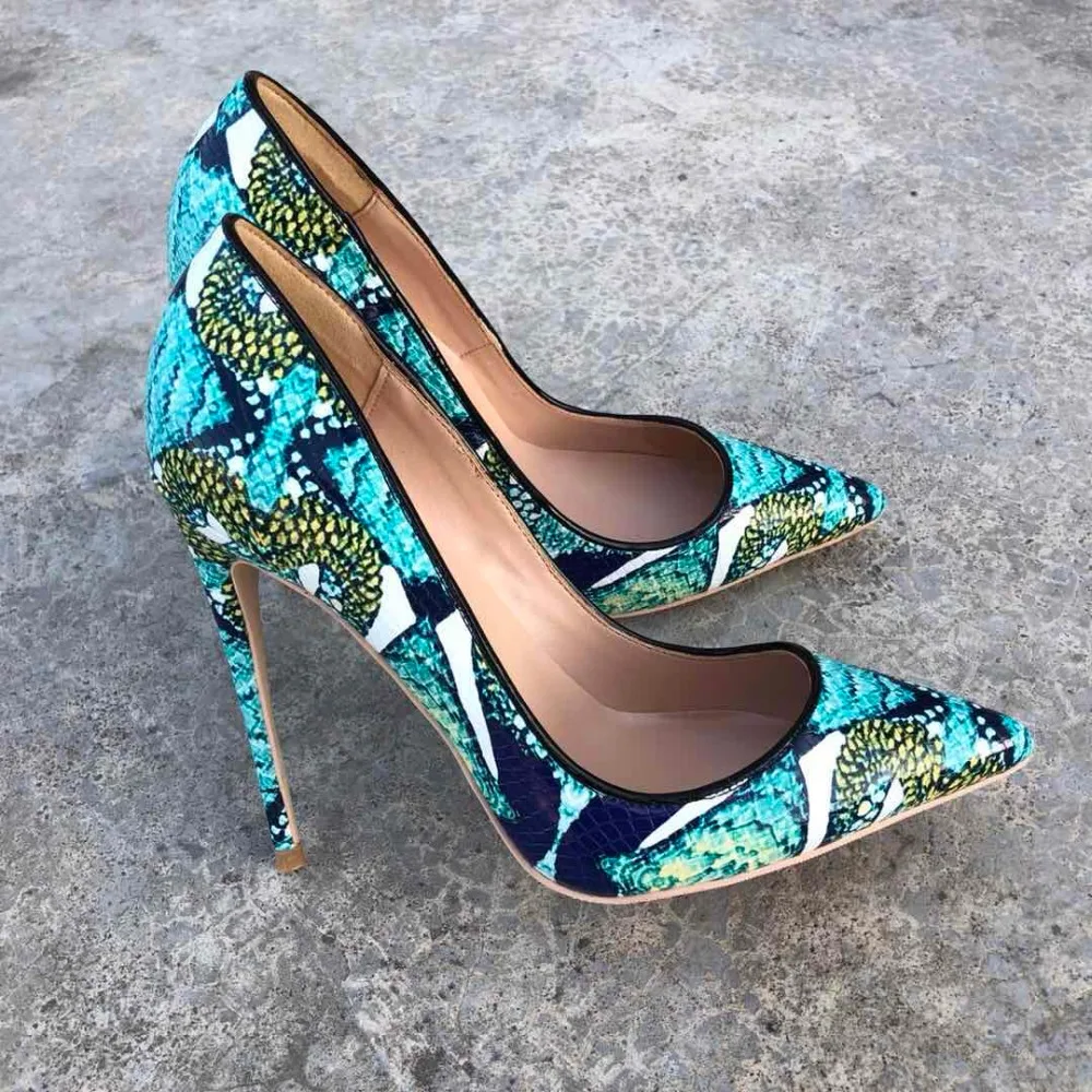 

2019 Fashion free shipping Women python Snake Leather Poined Toe Stiletto high heel shoe pump HIGH-HEELED SHOE Wedding shoe