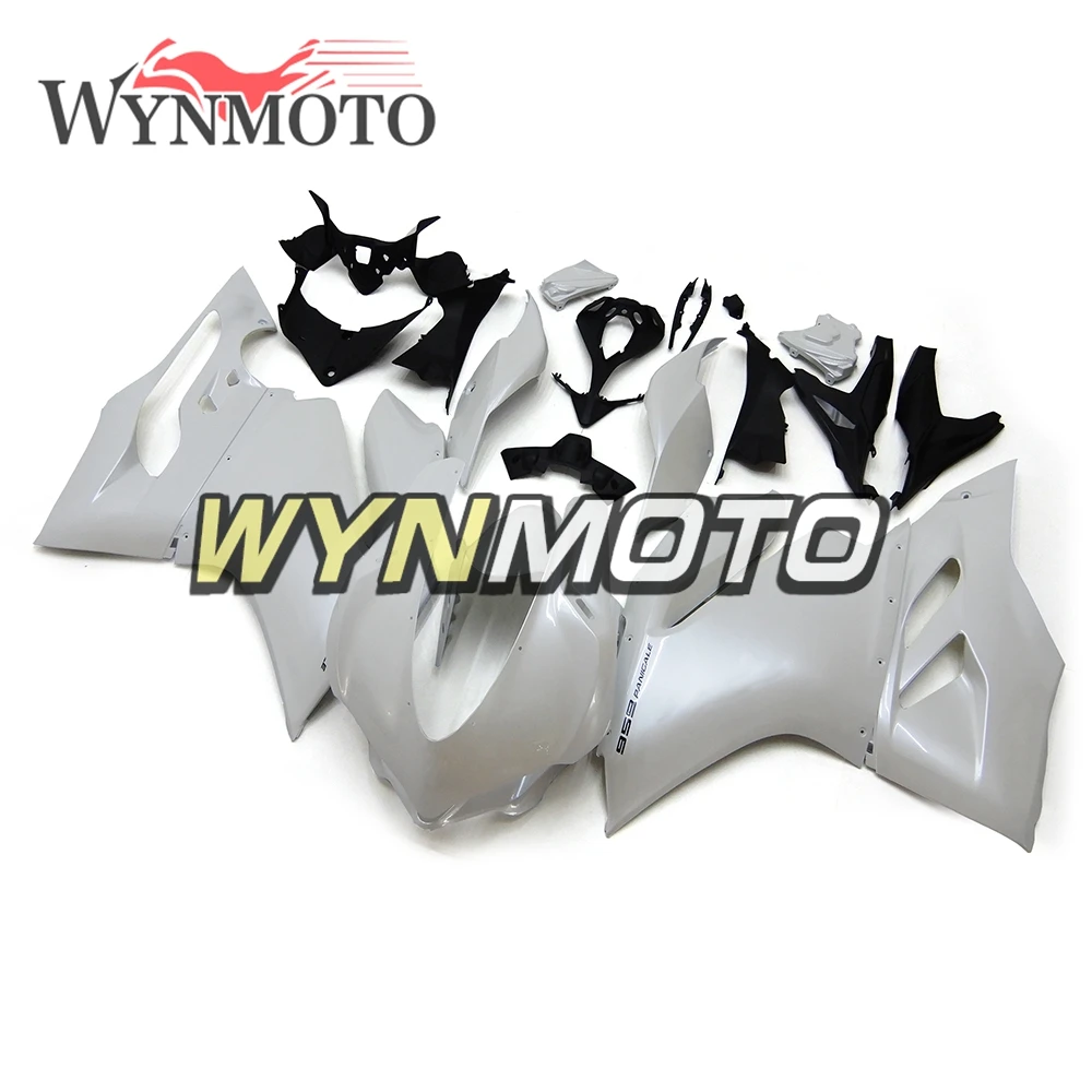 

Complete Fairings For Ducati 959 Injection ABS Plastics 2015 - 2017 Body Kits Cowls Pearl White Bodywork Kit New ABS Injection