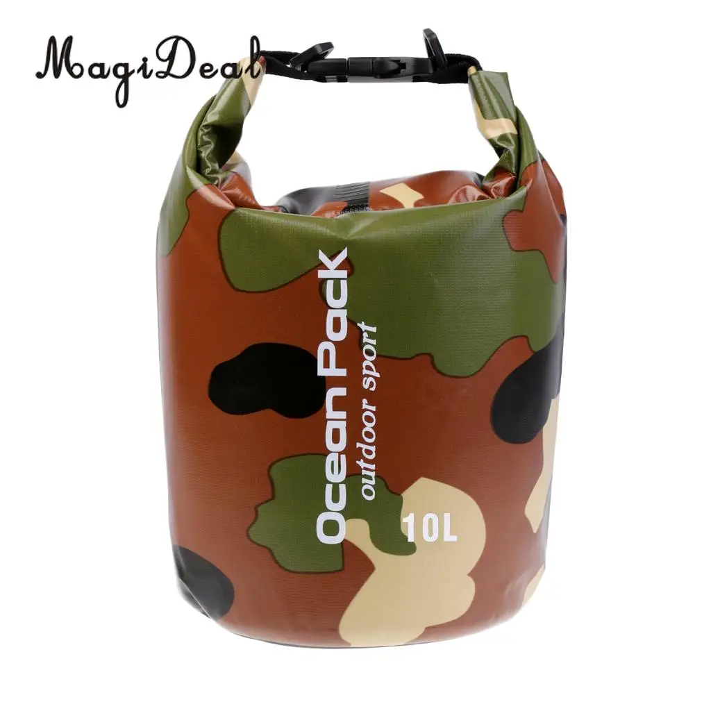 MagiDeal Camo Waterproof Dry Bag Sack Pouch Outdoor Sports Swimming Rafting Kayaking Boating 2L 5L 10L 15L 20L 30L