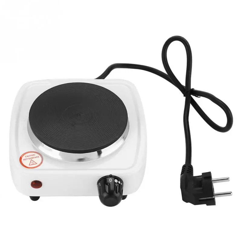 

Portable Electric Stove Burner Hot Plate Coffee Heater Kitchen Cooking Tool EU Plug 500W 220V