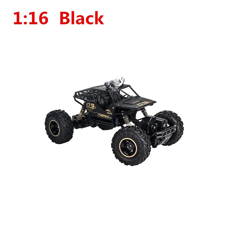 Дети Suprise подарки 4WD RC Грузовик Рок-сканеры двойные двигатели Высокая мощность автомобиль игрушка Дистанционное управление автомобиль игрушки для детей - Цвет: black