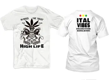 

Newest 2019 T Shirt Men Reggae T-Shirt Jah Rastafari, Jamaican Haile Selassie I, Yellowman weed tee Tee shirt