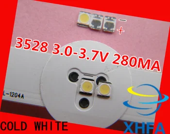 

100pcs For LG High Power 2835 SMD LEDs Diodes Television Super Bright Diodo SMD LED 1210 3528 1W 100LM Cool White TV Backlight
