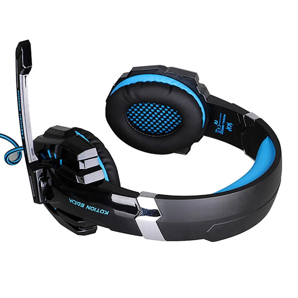 KOTION EACH G9000 USB Led Gaming Headphones with Microphone 7.1 Surround Sound Auriculares Game Headset LED Light for PC Gamer (2)