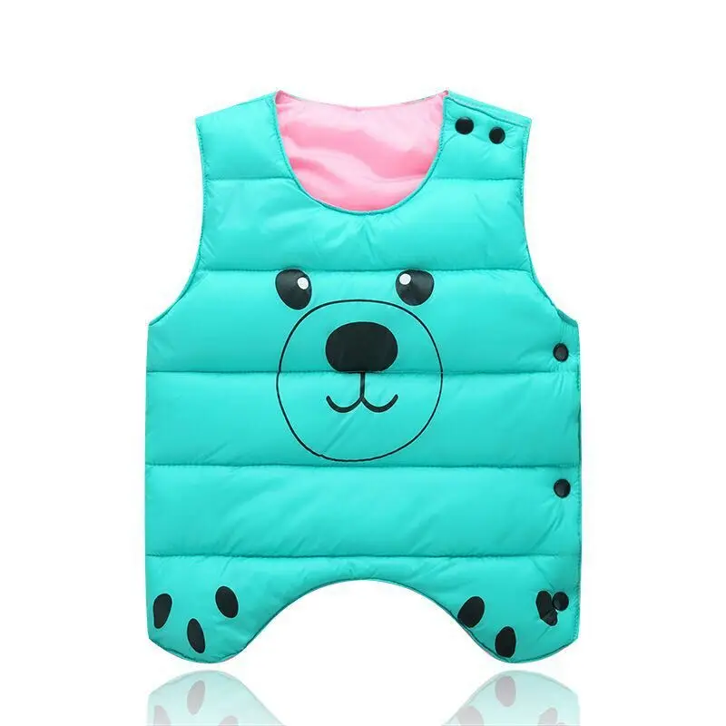

Baby vest kids clothes down vest for boys girls spring autumn winter children liner lightweight warm sleeveless parkas jacket