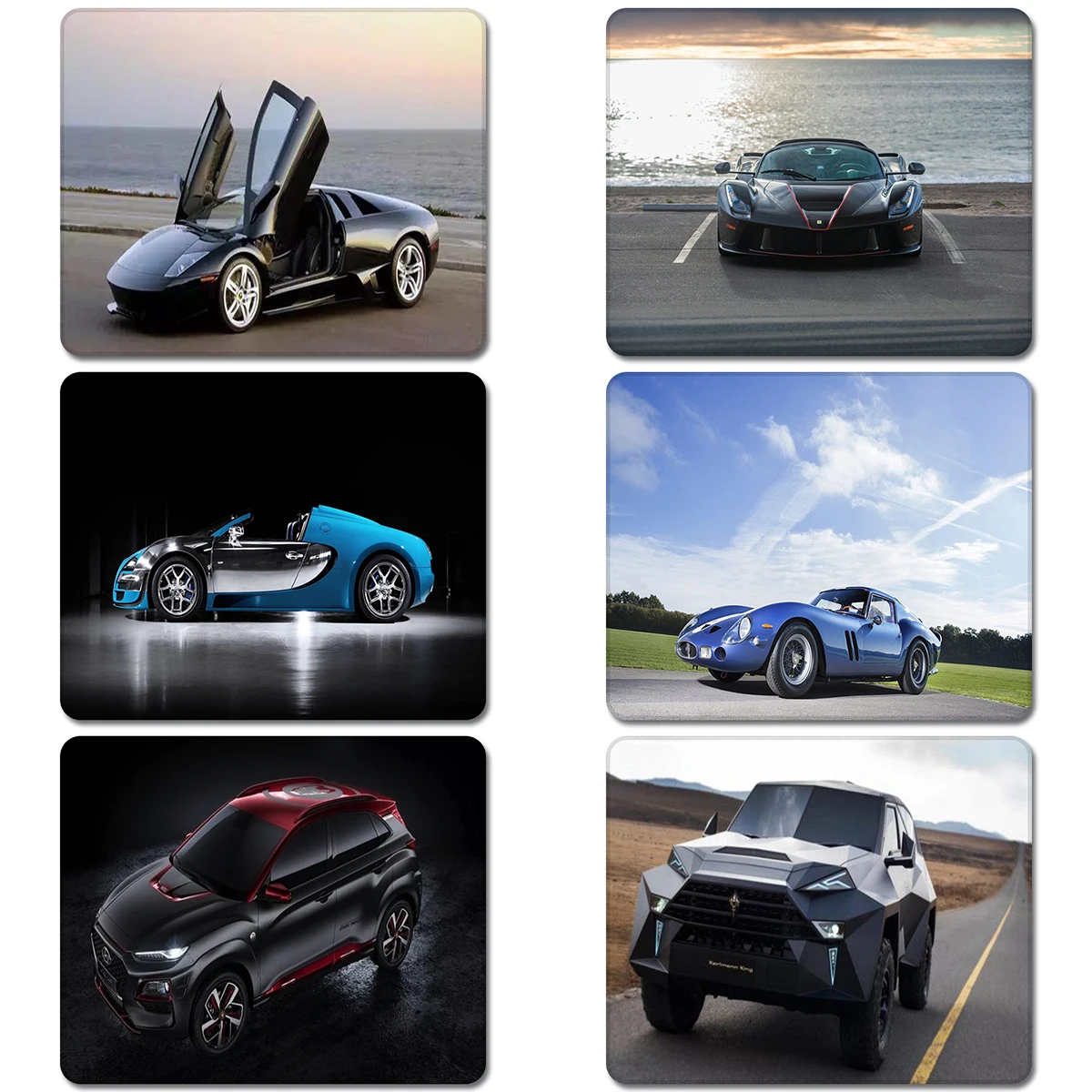 

Luxury Cars Nature Rubber Table Mouse Pad Laptop Computer Enclosure Mousepad Mat