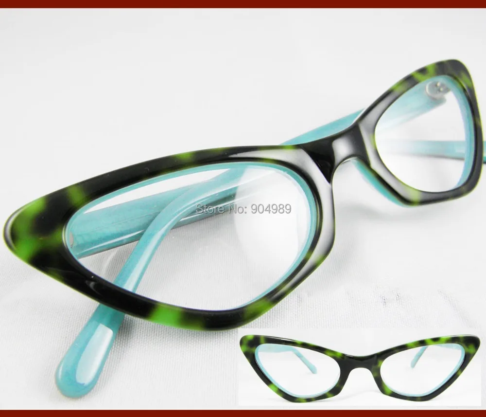 Women Fashion Lady design Cat eye optical prescription RX lens able