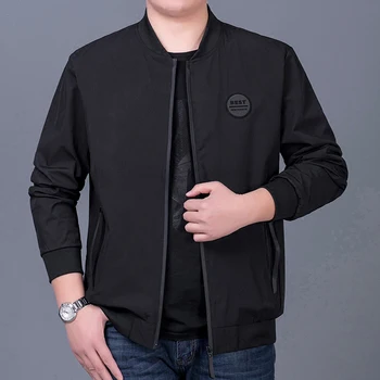 

Plus Size Men Jacket Spring Casual Loose 2019 Thin Section Jacket Men Autumn Fashion Jaqueta Masculina Veste Triumph 50J0011