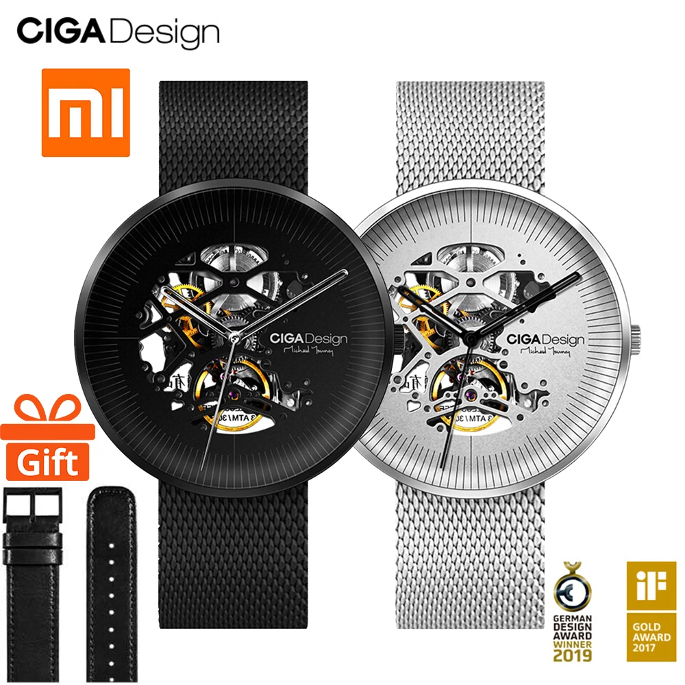 

For Xiaomi CIGA Design MY Series men's smart watch clock Automatic Mechanical Watch Hollowed-out Men Wrist Watch smartwatch NEW