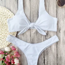 Купальник женский бикини с бантиком и пуш апом|swimwear top|swimwear