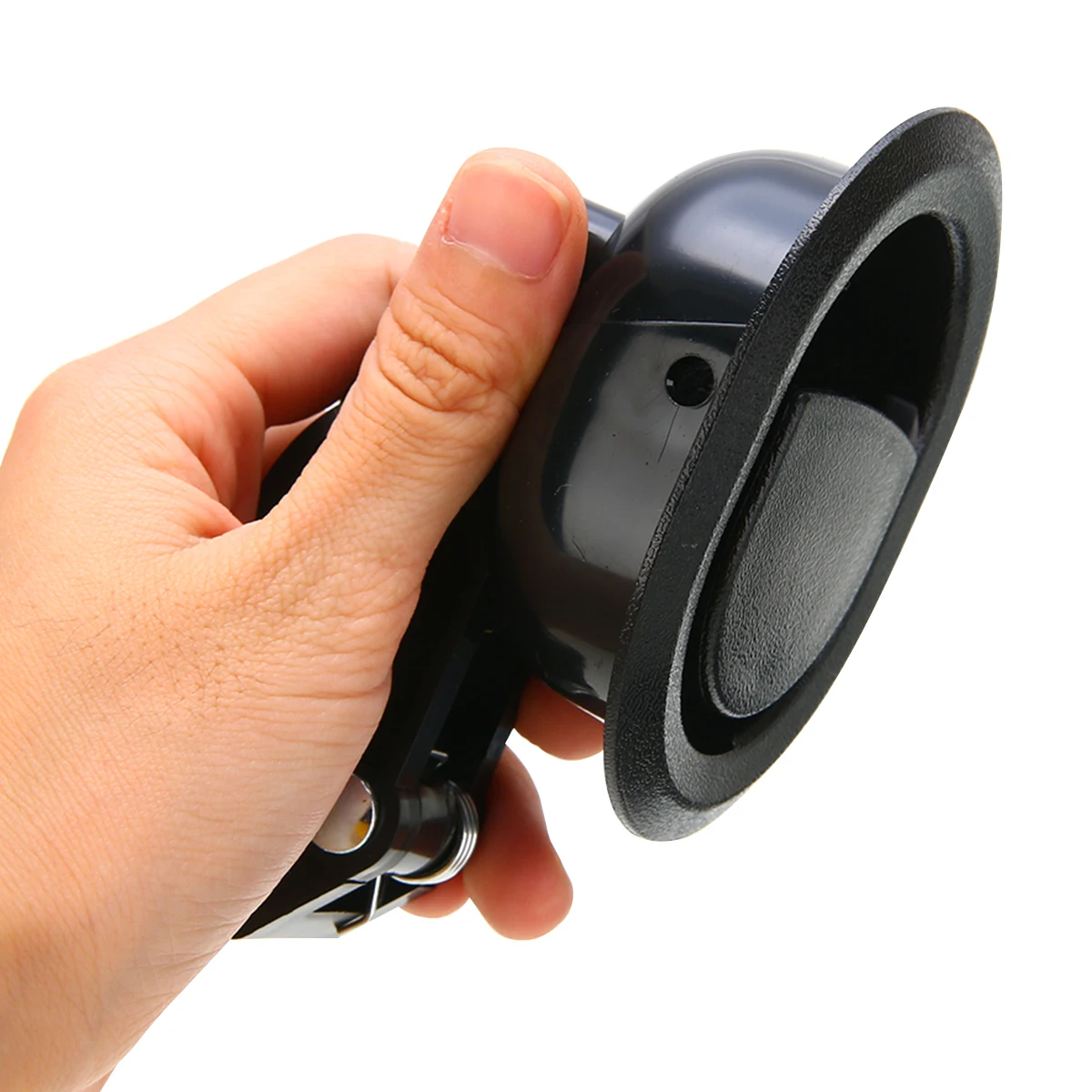 1pcs Black Hard Plastic Release Lever Handle Replacement For Oval Recliner Sofa Chair New With Two Screw Holes