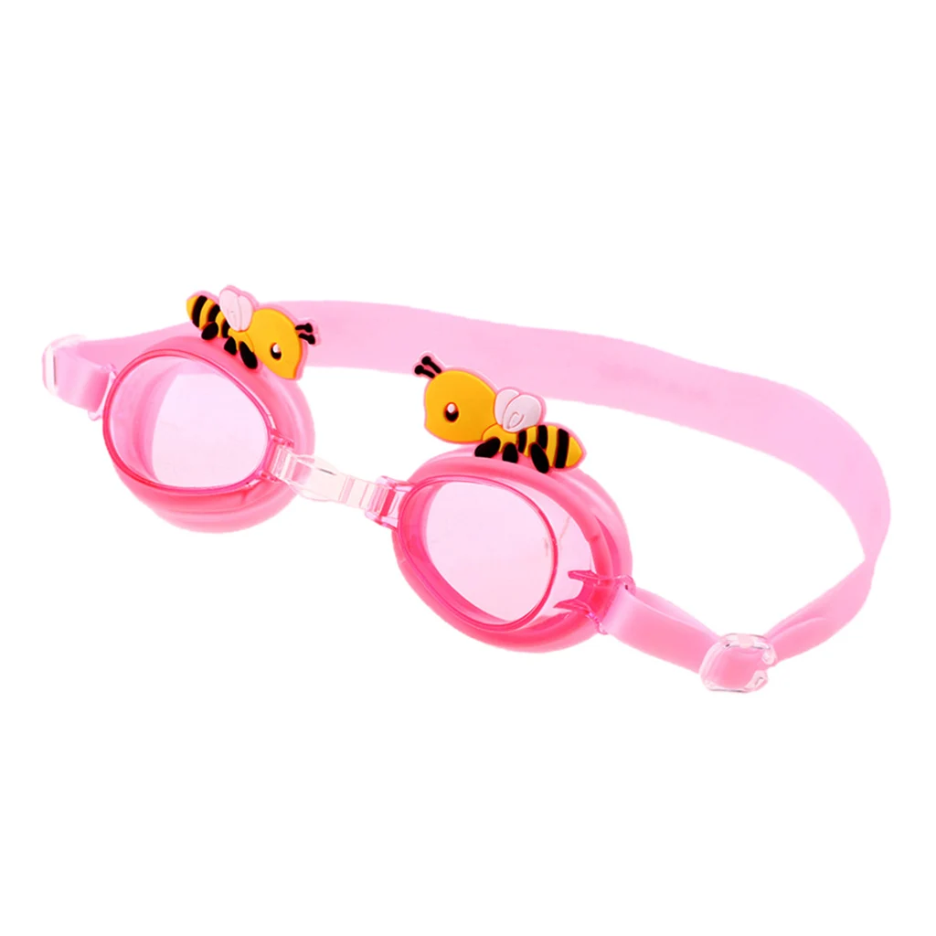Детские очки для плавания, плавание ming очки с зажим для носа и прозрачный чехол для переноски Анти-туман, водостойкие очки для плавания
