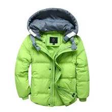 Зимние куртки для мальчиков; Детские теплые пуховые парки со съемным рисунком; детские пальто с капюшоном; теплая верхняя одежда для детей; От 3 до 11 лет