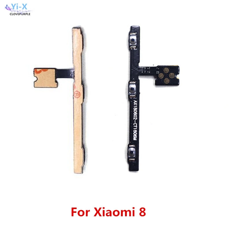 2 шт. гибкий кабель включения/выключения питания для Xiaomi 8/Mi8/Mi 8 Кнопка